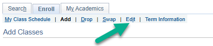 Edit button highlighted 